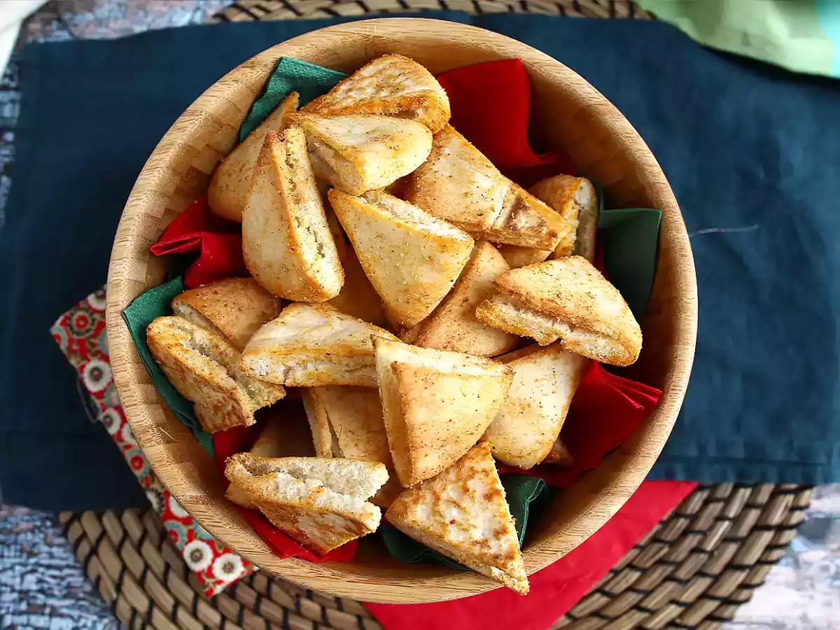 Chips de pain pita - recette express - photo 4