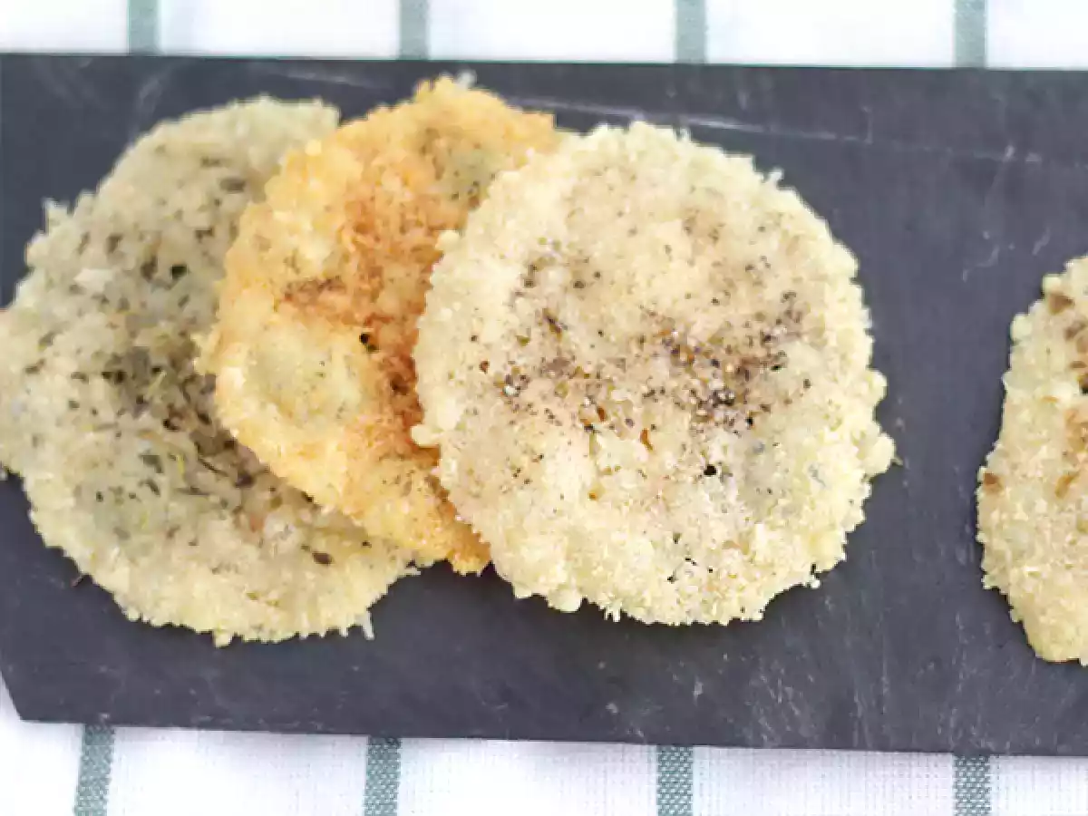 Chips de parmesan aux herbes et épices - photo 3