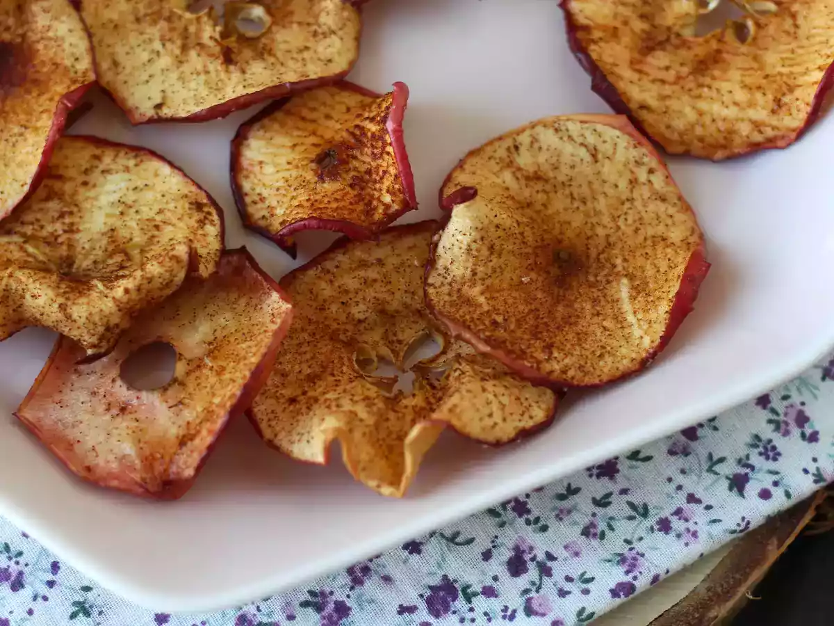 Chips de pomme à la cannelle au Air Fryer - photo 3