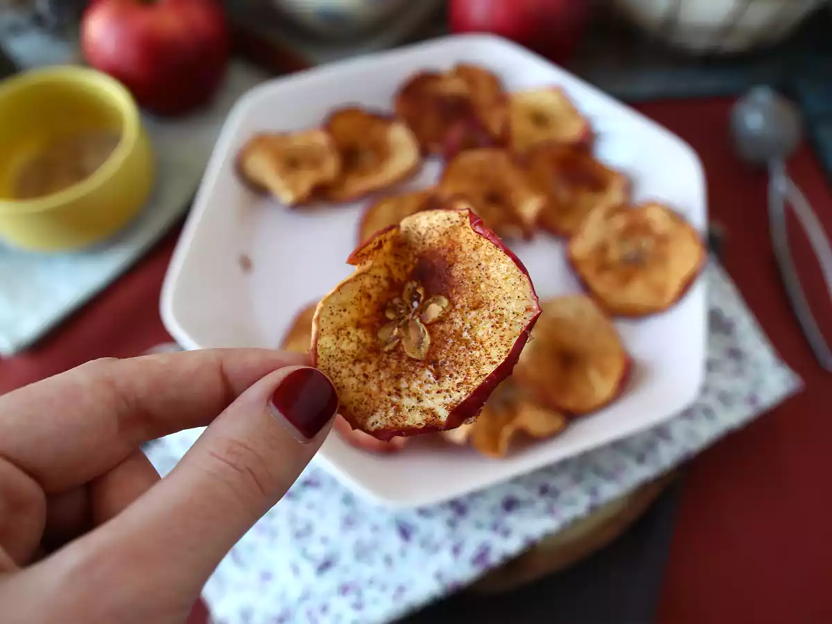 Chips de pomme à la cannelle au Air Fryer - photo 6