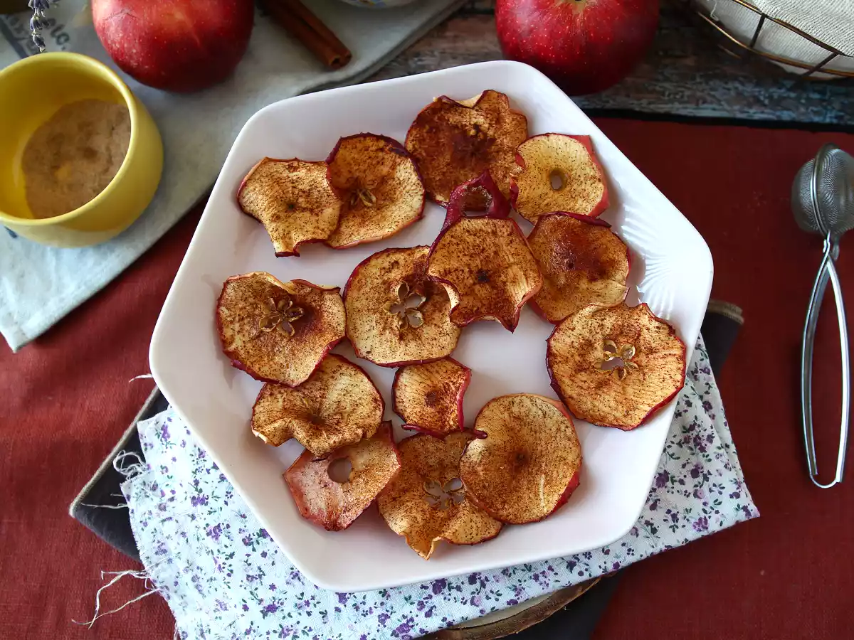 Chips de pomme à la cannelle au Air Fryer - photo 7