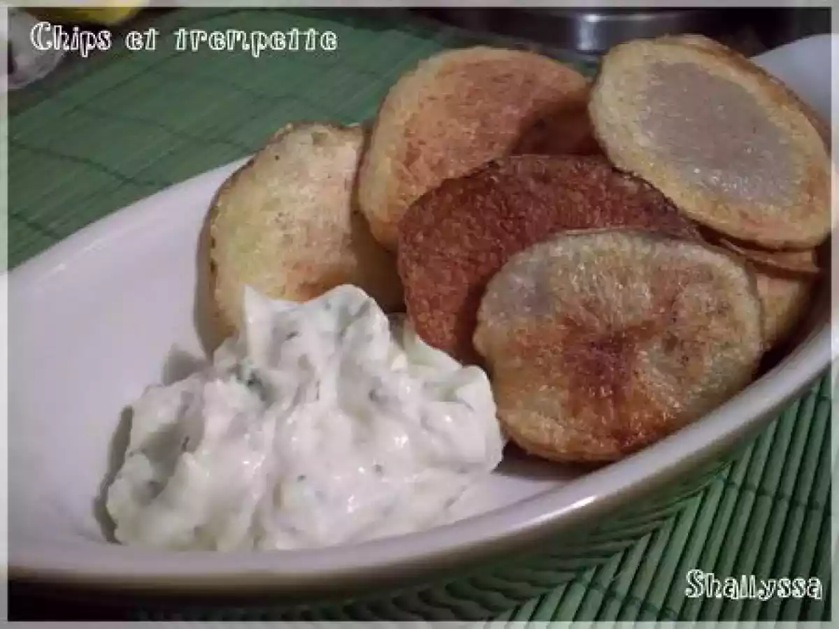 Chips maison cuites au four SANS GLUTEN et trempette au fromage Boursin - photo 2
