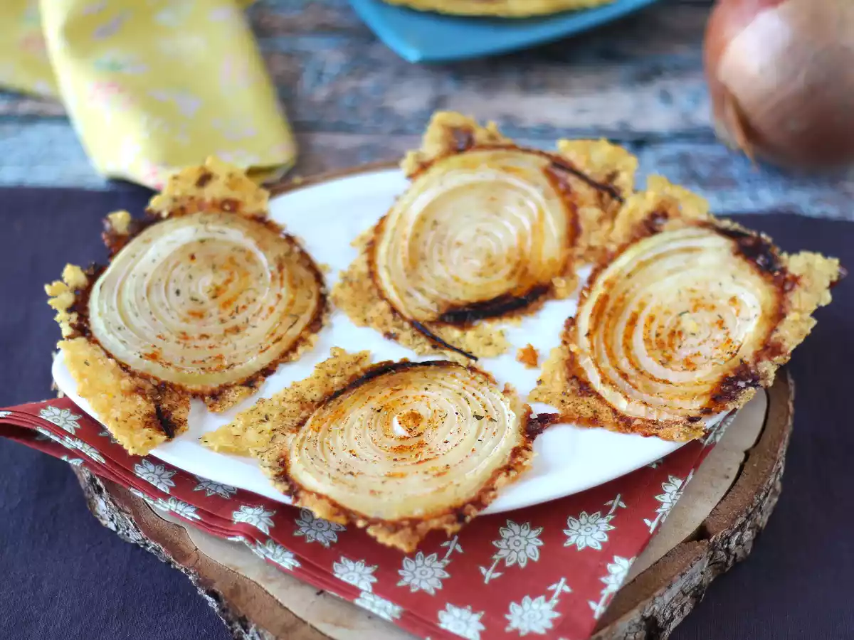 Chips maison super croustillantes à l'oignon et au parmesan - photo 2