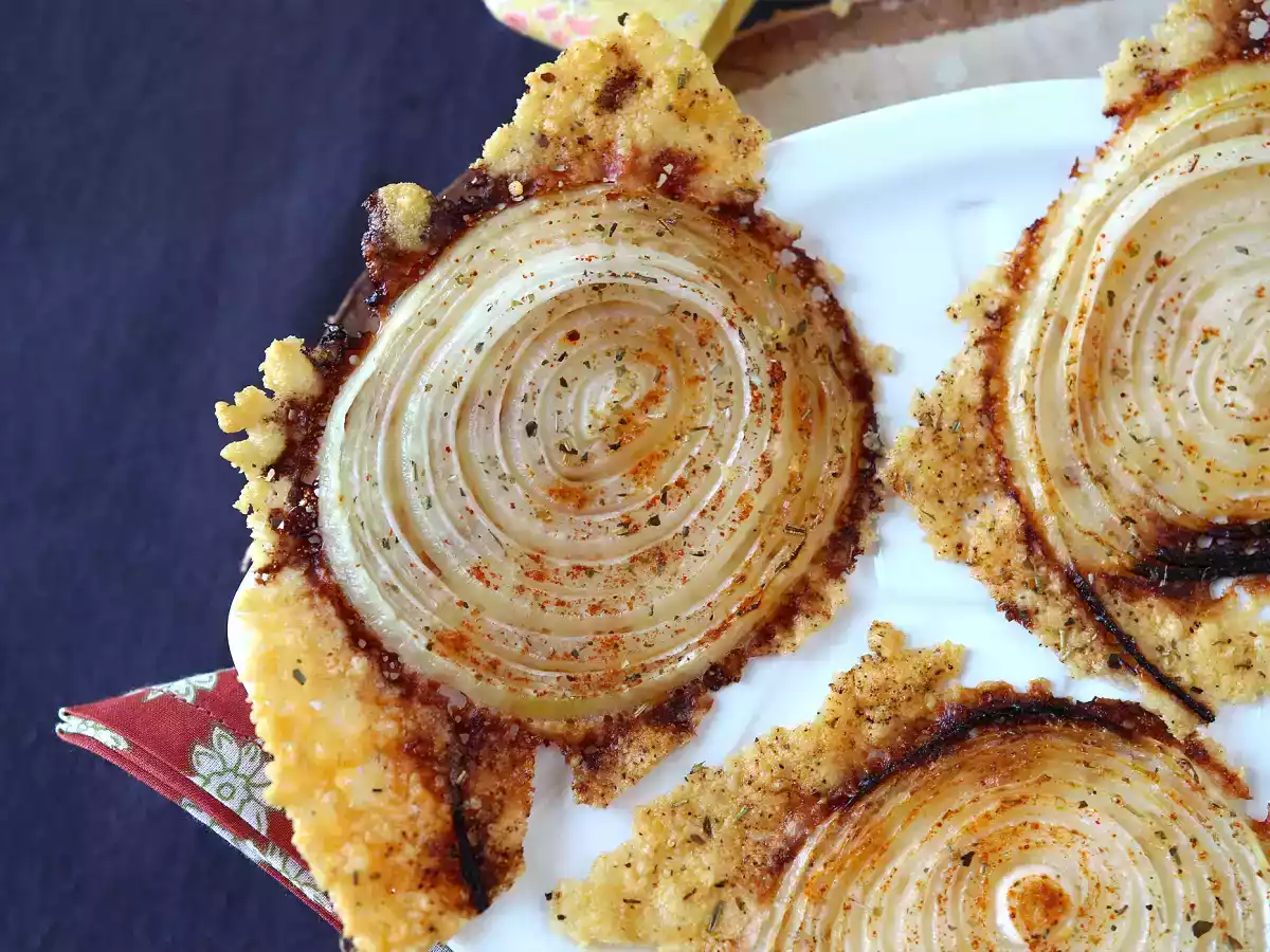 Chips maison super croustillantes à l'oignon et au parmesan - photo 3