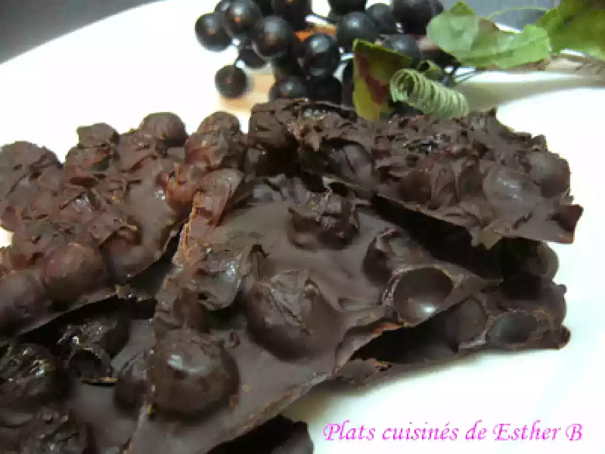 Chocolat aux bleuets