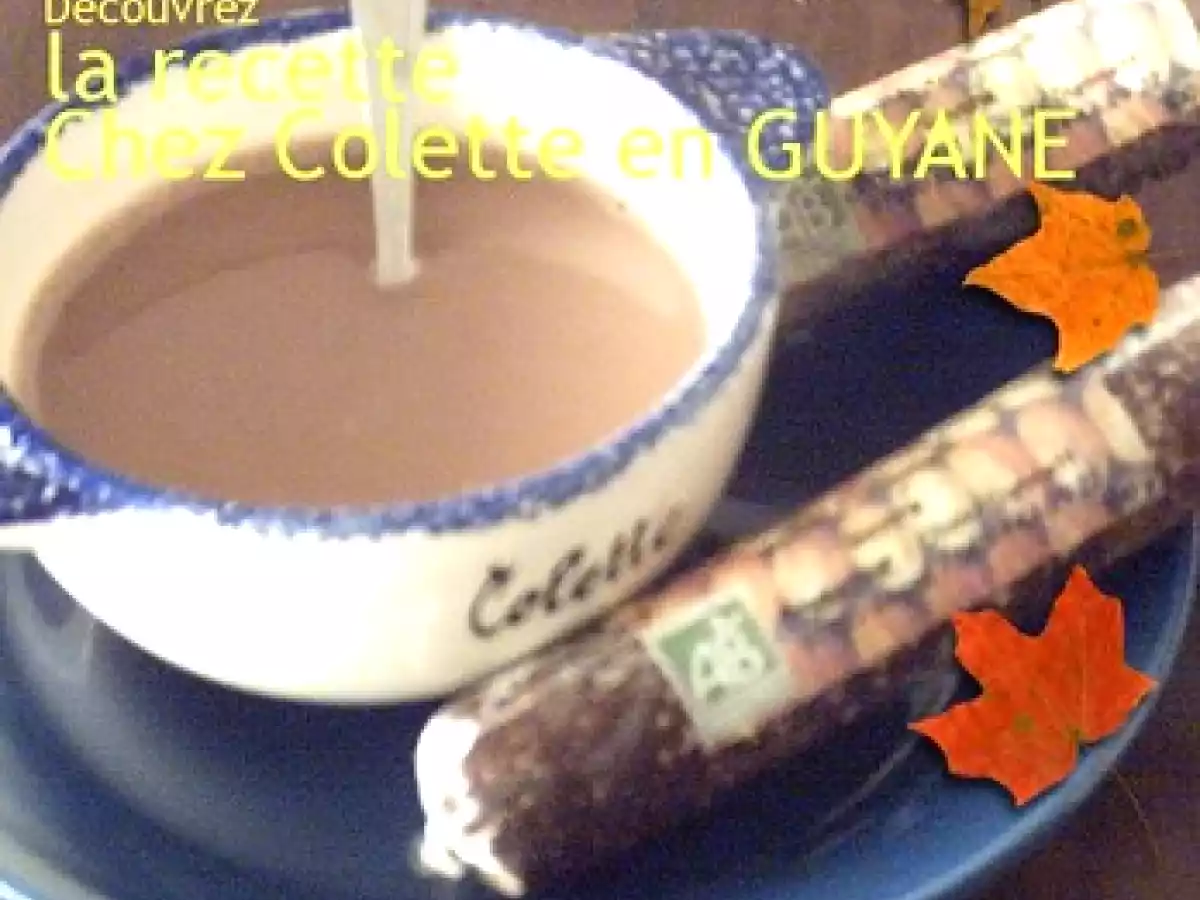 Chocolat chaud façon créole.....