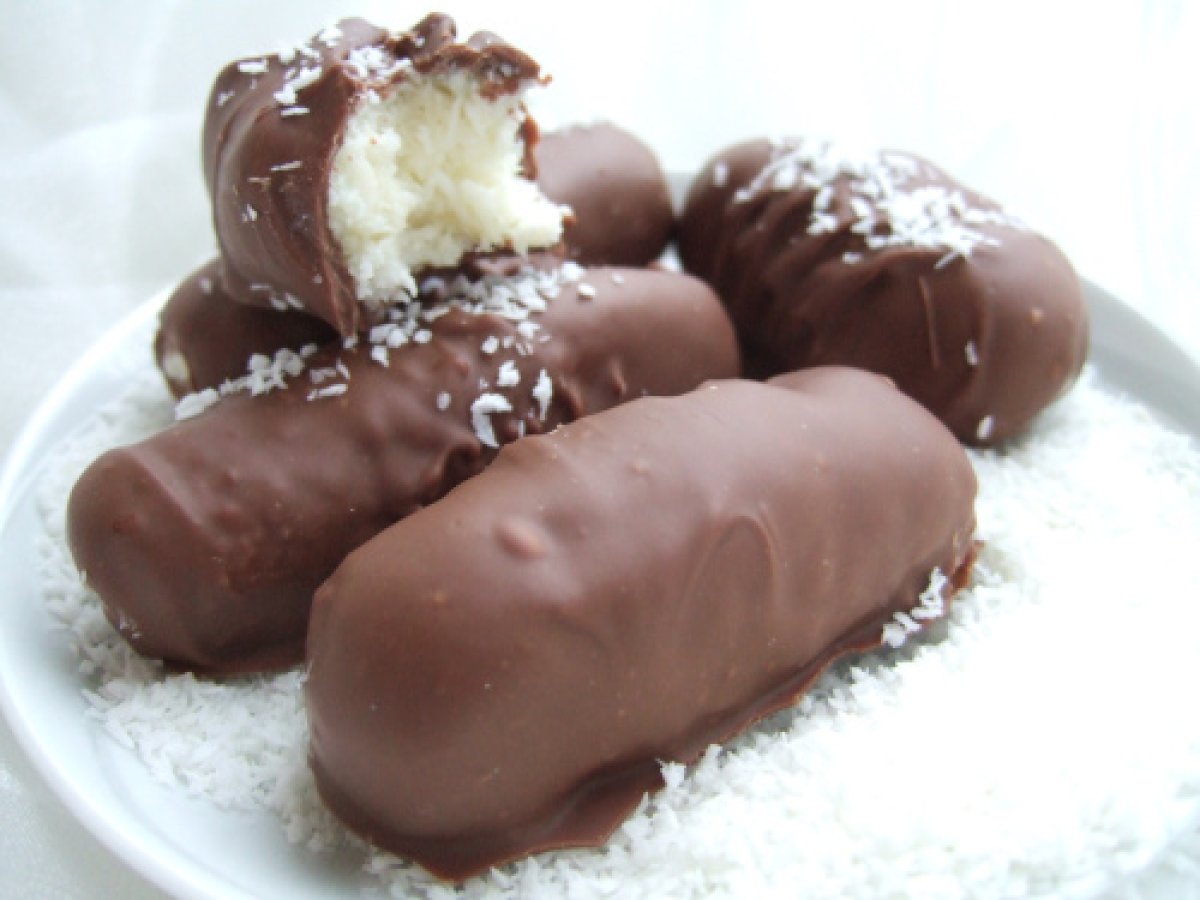 Chocolats à la noix de coco façon bounty, Recette Ptitchef