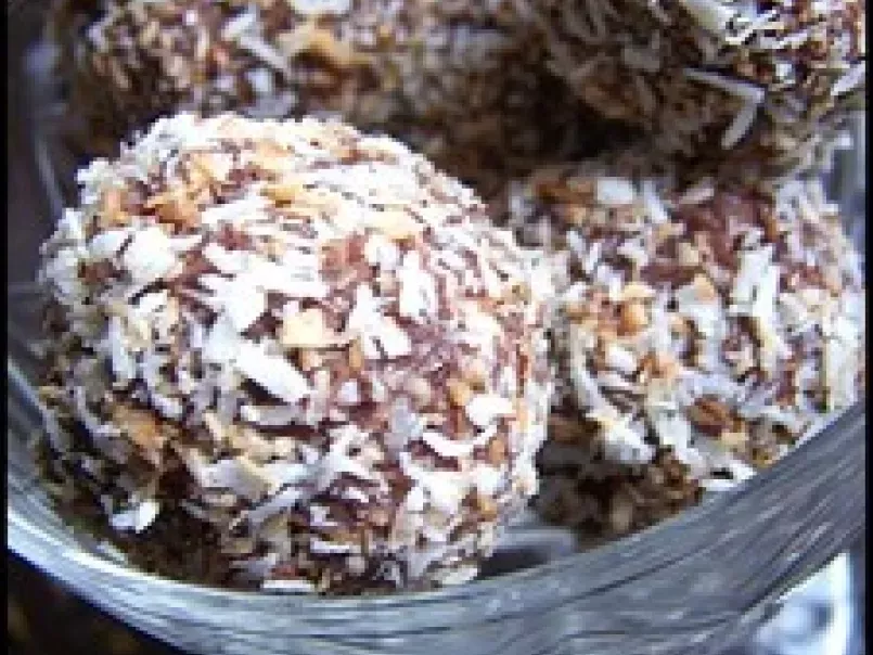 Chocolats des Neiges ( Boules chocolatées à la noix de coco ) - photo 3