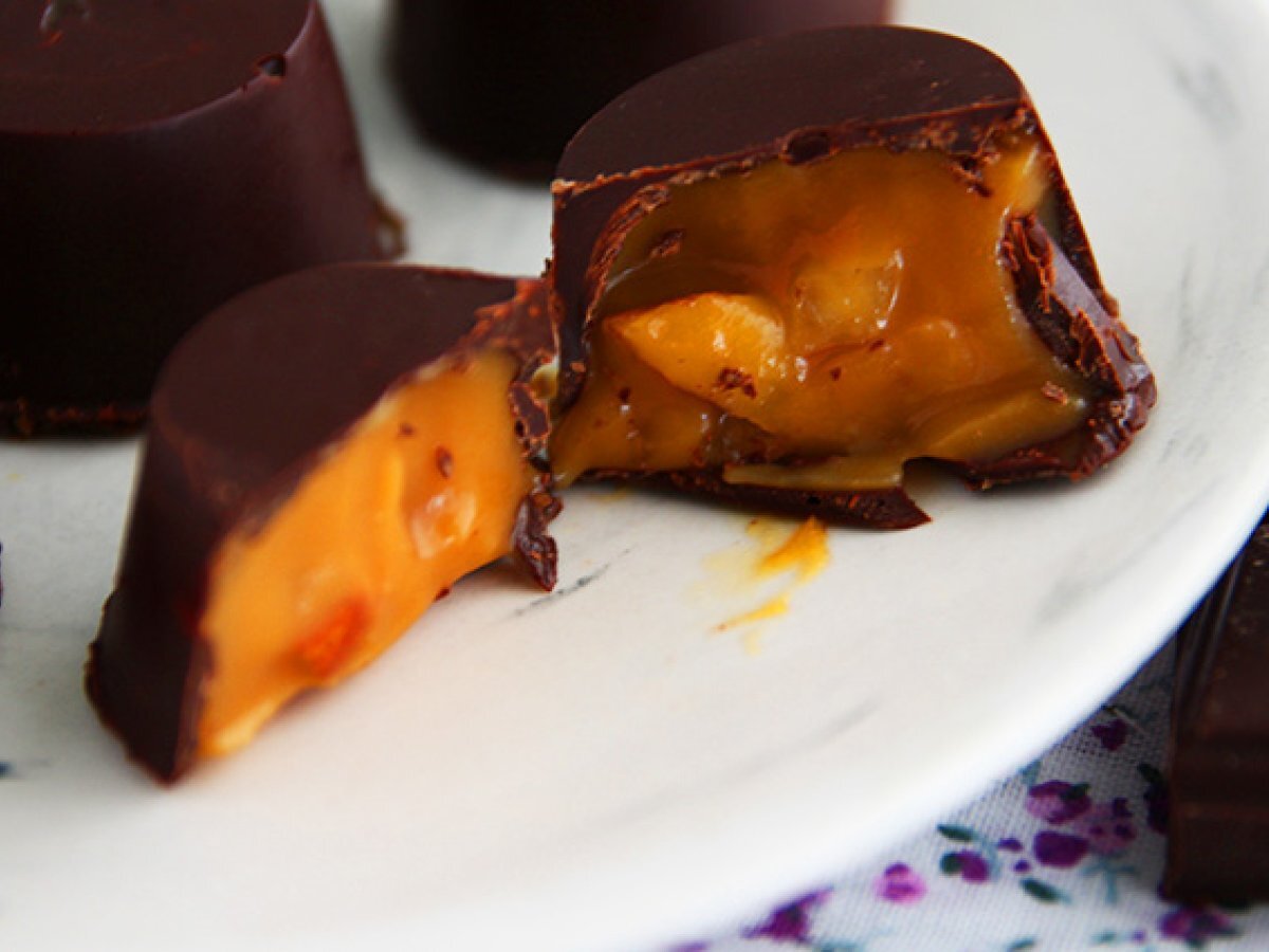 Recette: chocolats caramel beurre salé et amandes