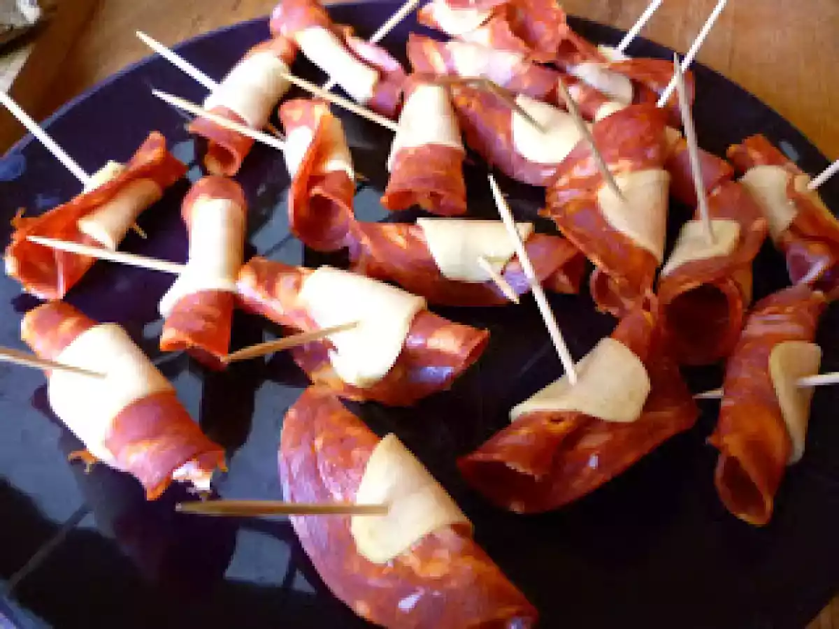 Chorizo-pomme de terre: pour l'apéro.