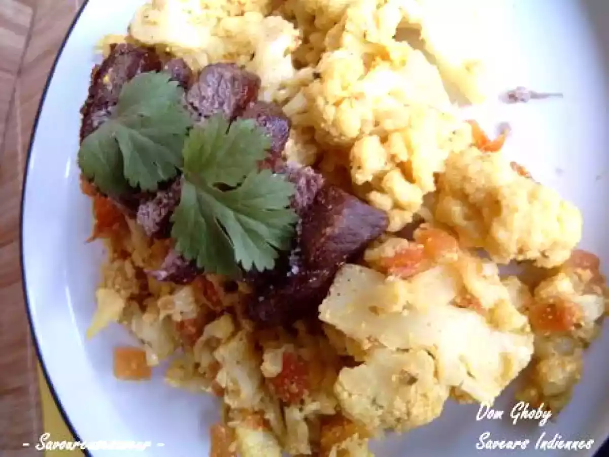 Chou-Fleur Vapeur Epicé aux Herbes - photo 3