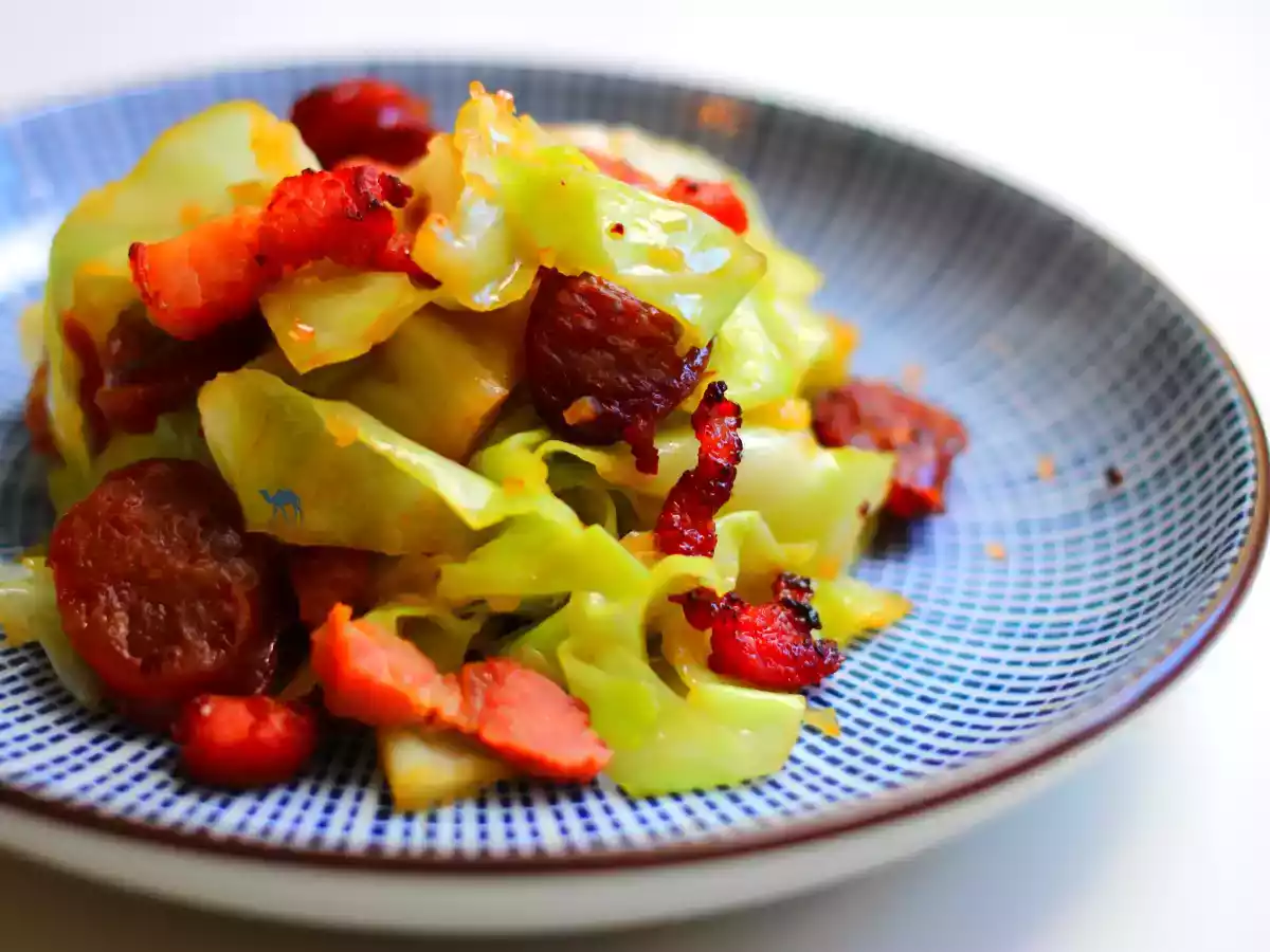 Chou Poêlé / Mirin / Saucisse chinoise