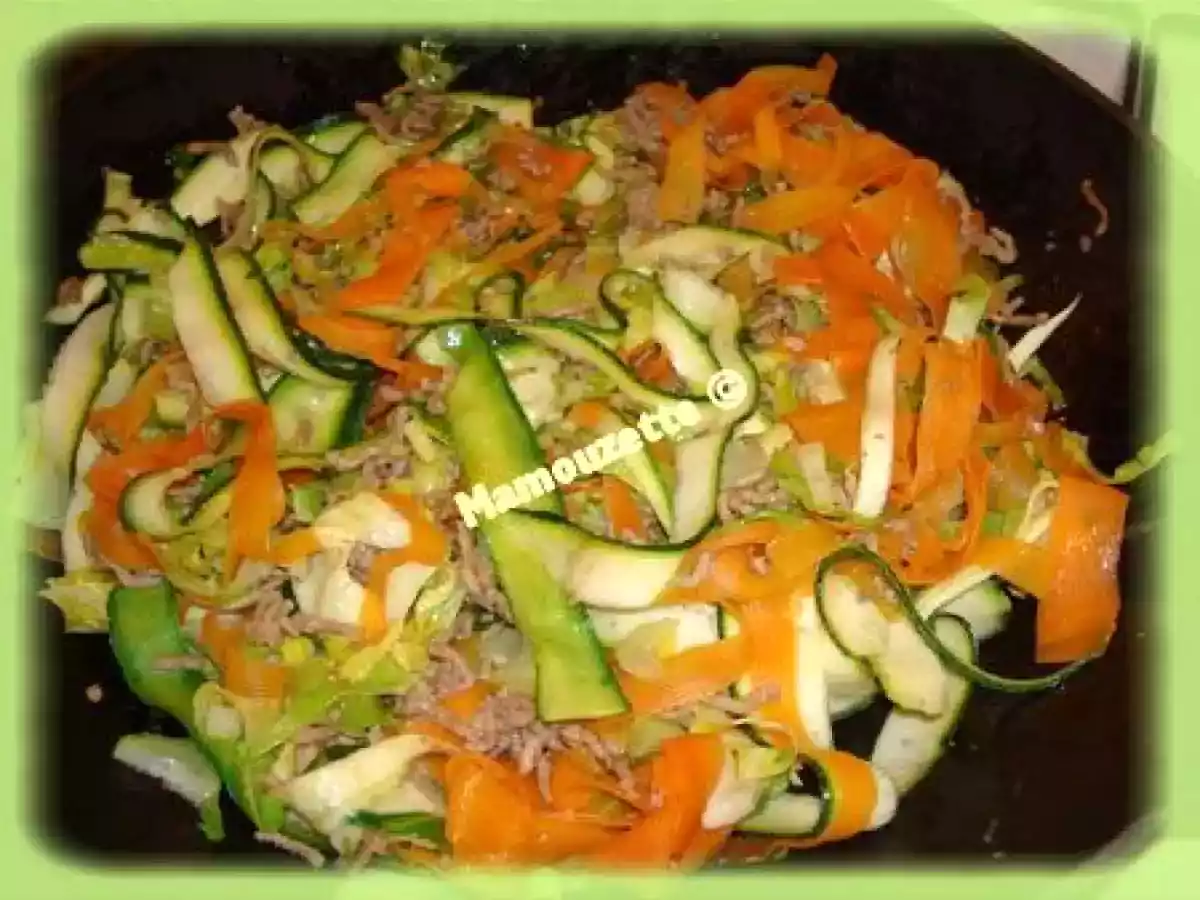 Chou pointu au wok - photo 5