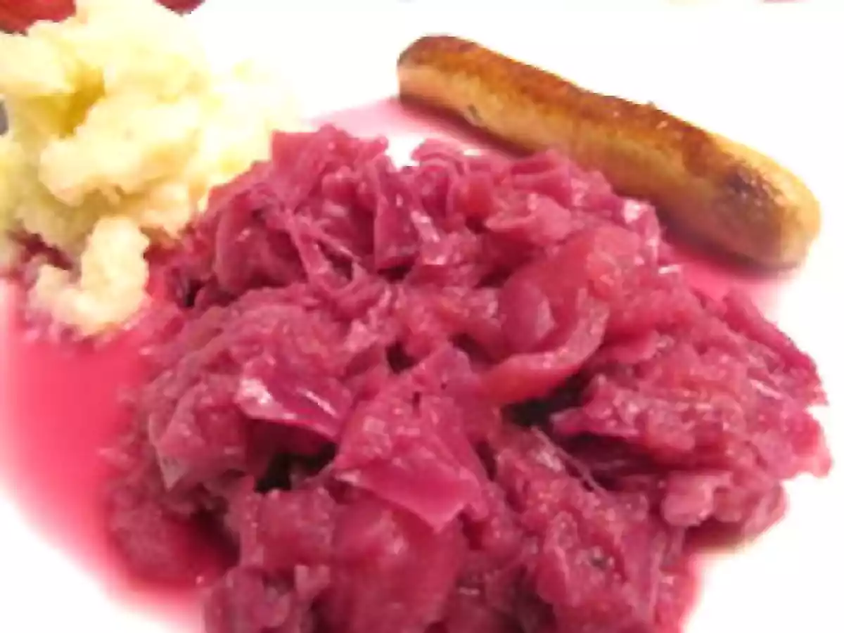 Chou rouge aux pommes