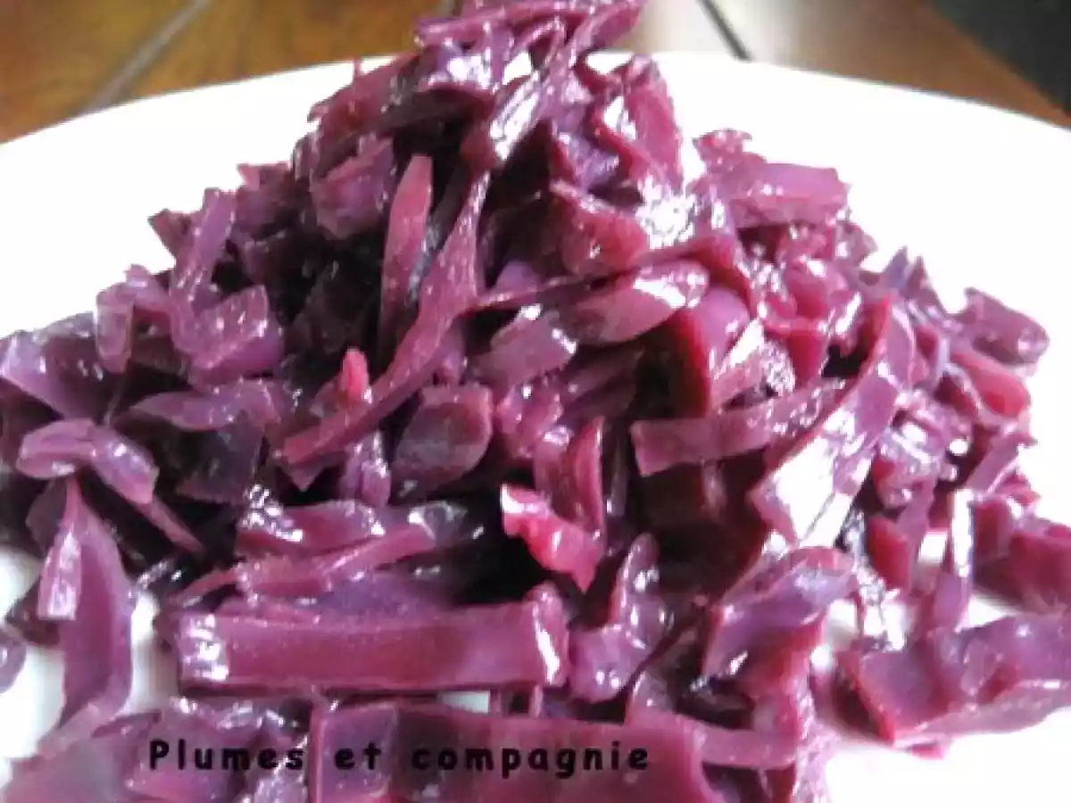 Chou rouge braisé au vin