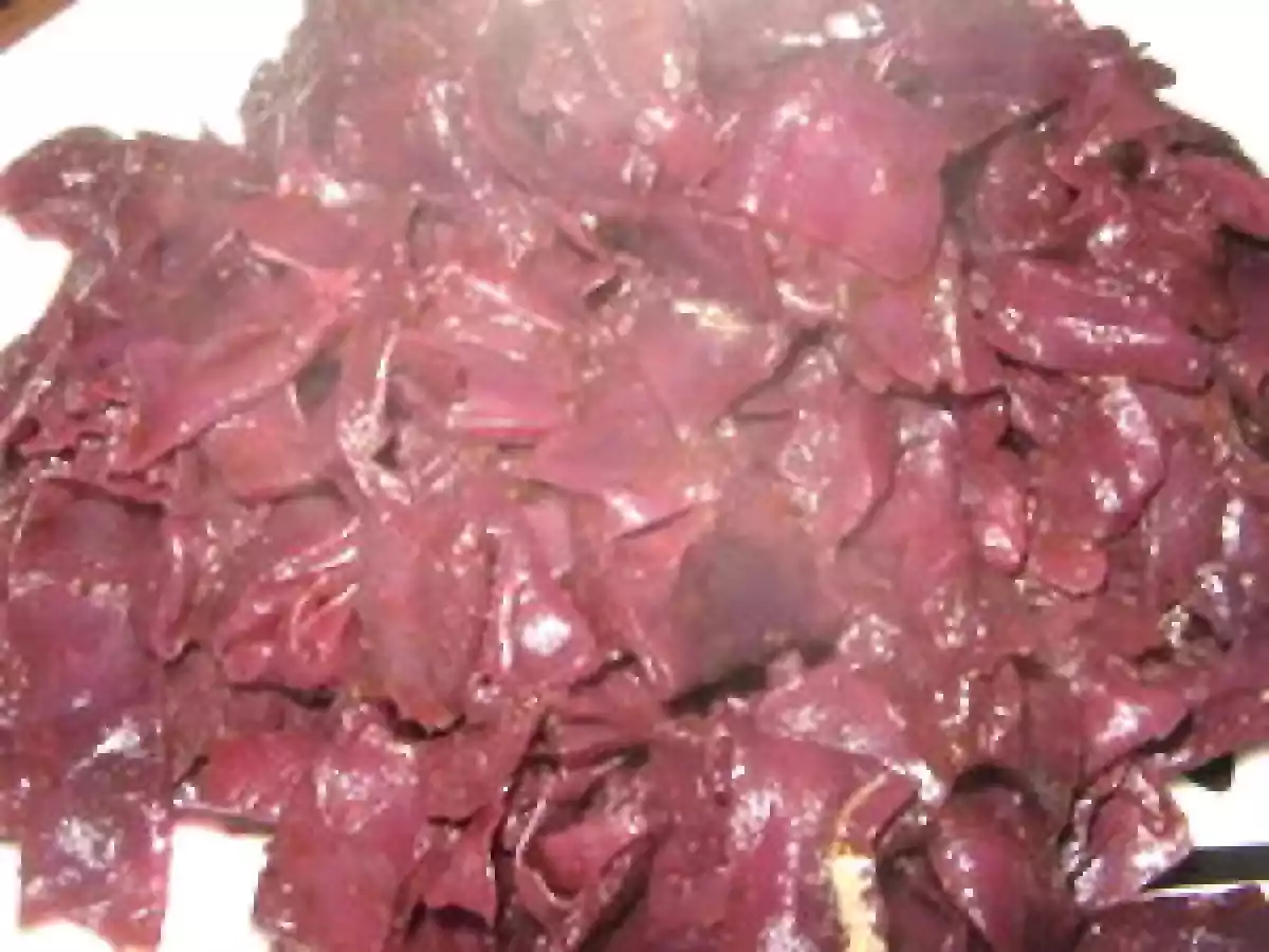 Chou rouge fondant aux pommes (façon Boma)
