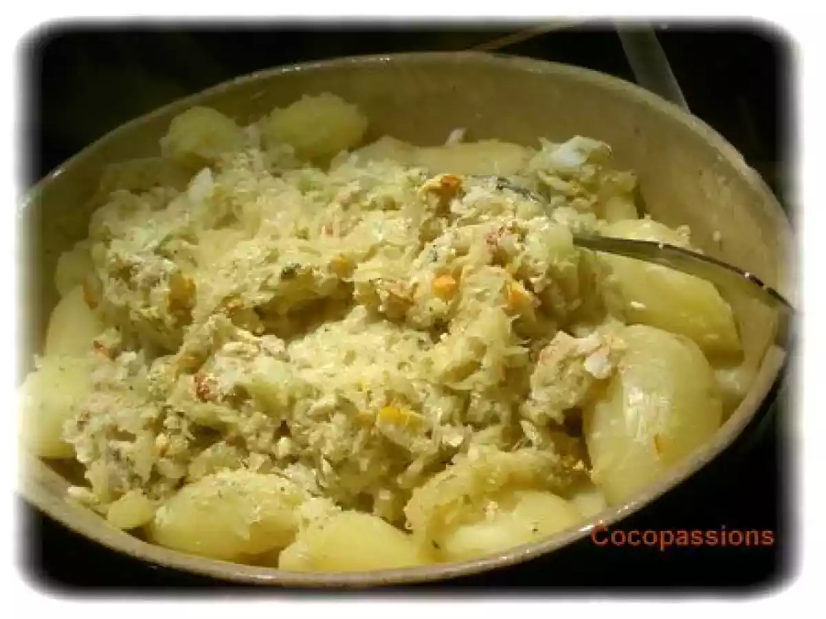 Choucroute au poisson et au curry