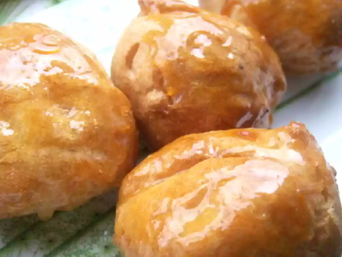Chouquettes caramélisées à la crème légère - photo 3