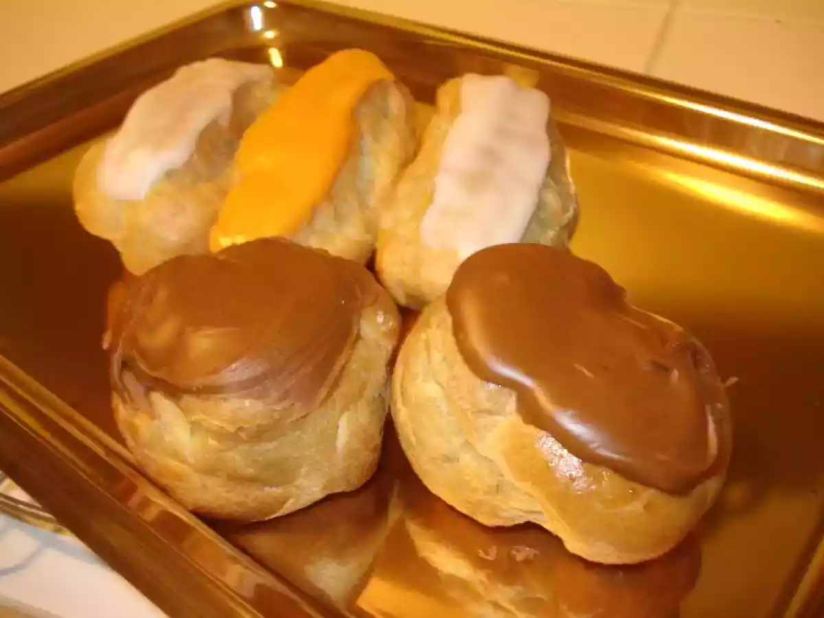 Choux à la crème au grand-marnier, vanille et chocolat. - photo 3