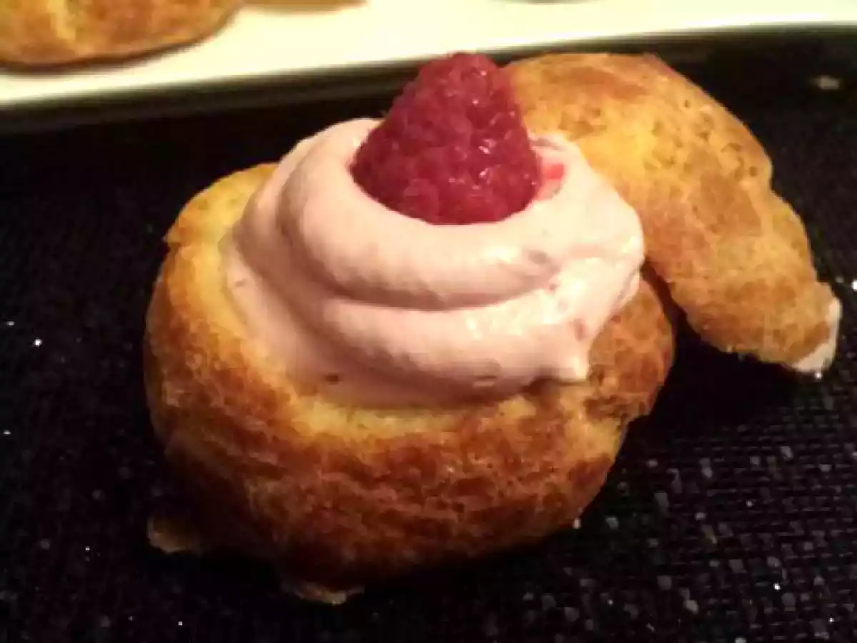 Choux à la ganache framboise - photo 2