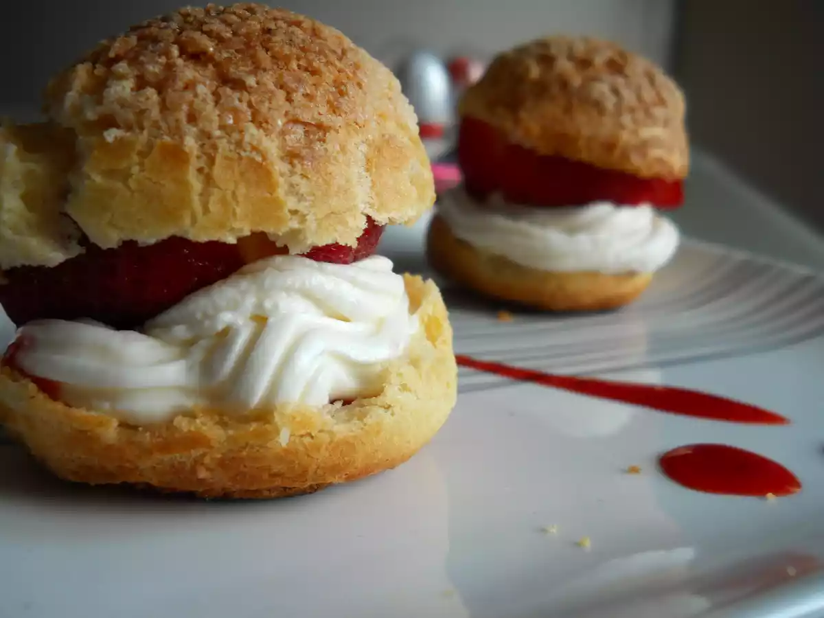 Choux aux fraises et mascarpone - photo 2