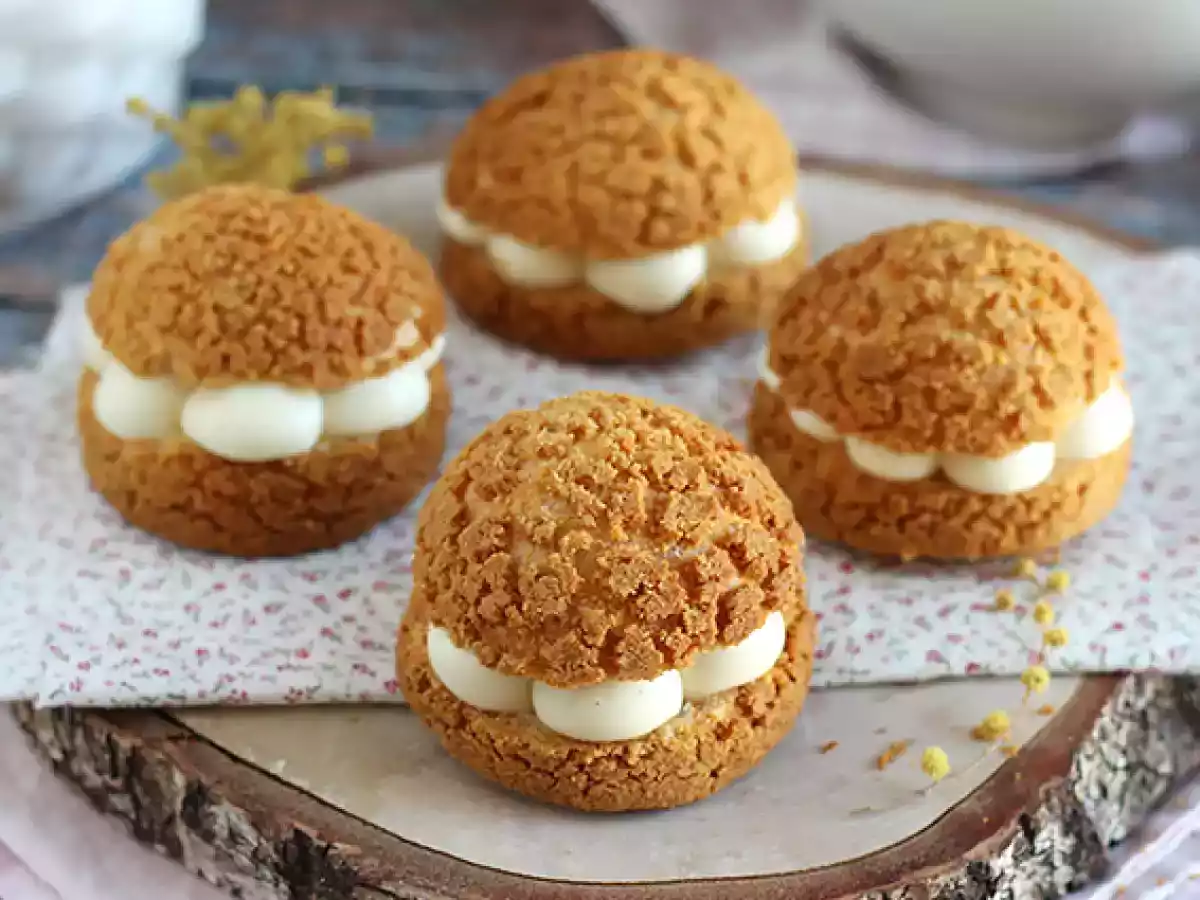 Choux craquelin à la crème à la vanille - photo 5