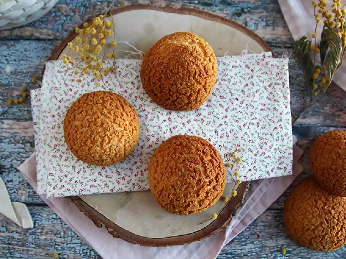 Choux craquelin à la crème à la vanille - photo 7