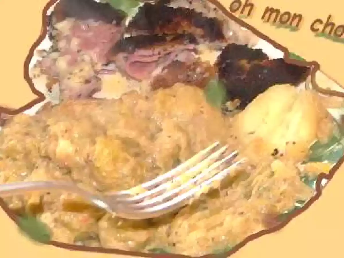 Choux de Bruxelle à la béchamel de moutarde Provençale