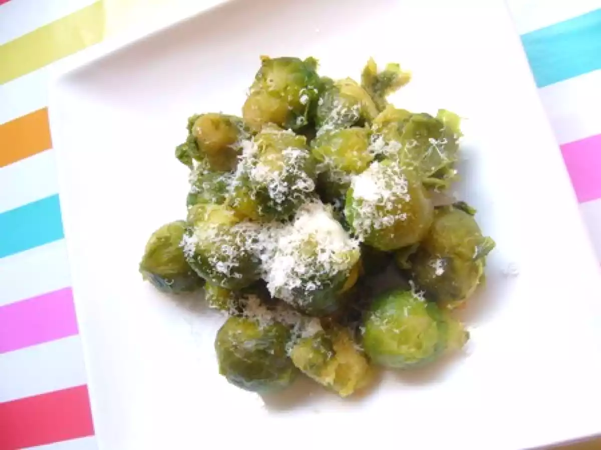 Choux de Bruxelles au parmesan