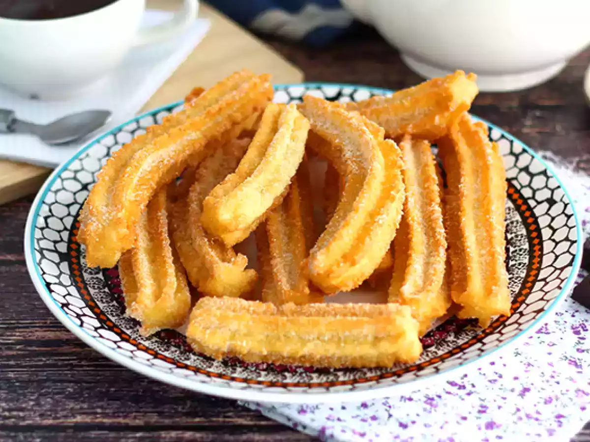 Churros croustillants et légers