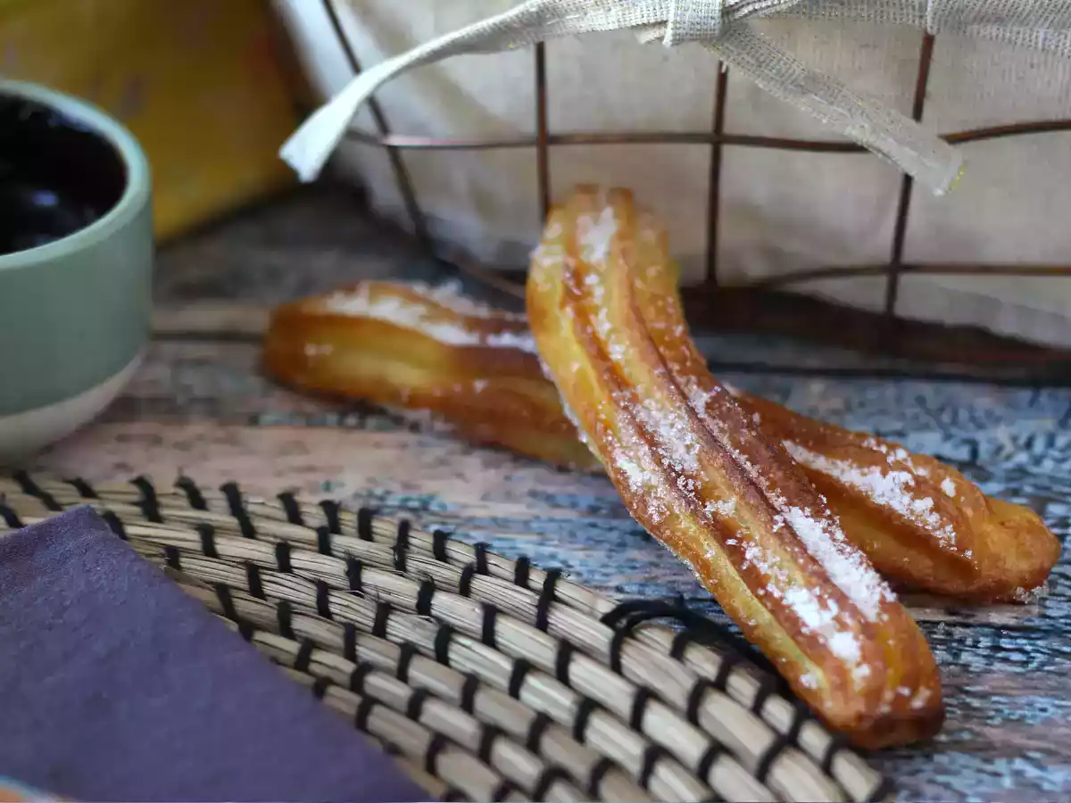 Churros cuits au Air Fryer