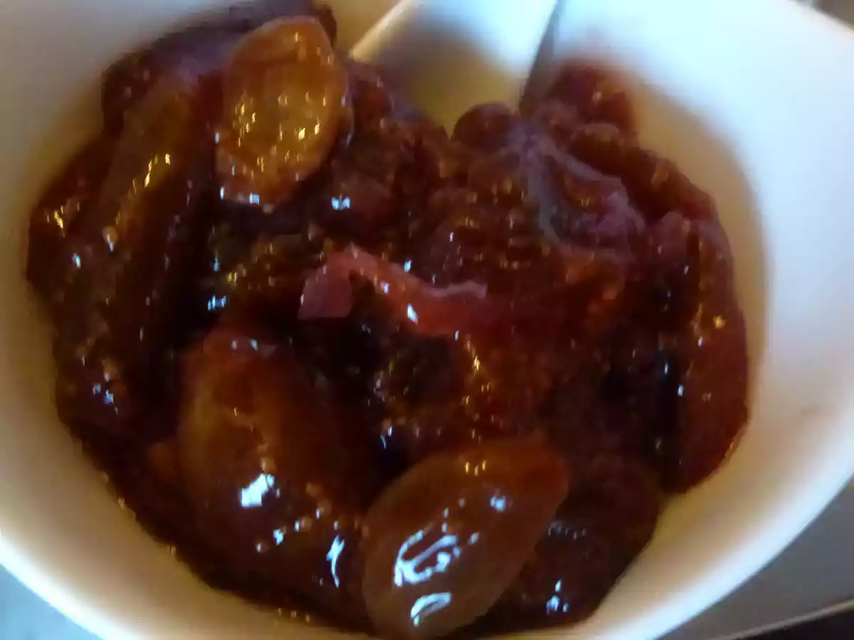 CHUTNEY AUX FIGUES ET RAISINS
