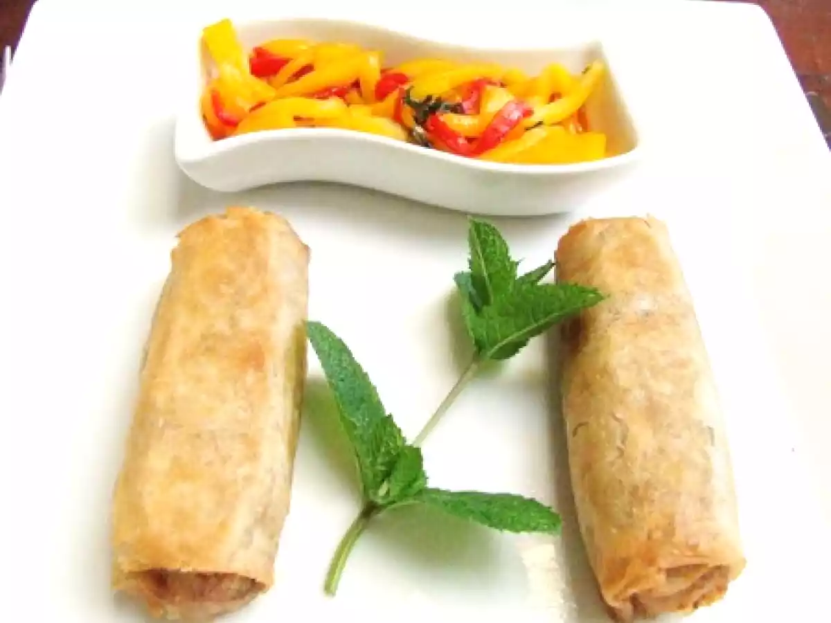 Chutney aux poivrons, gingembre et menthe