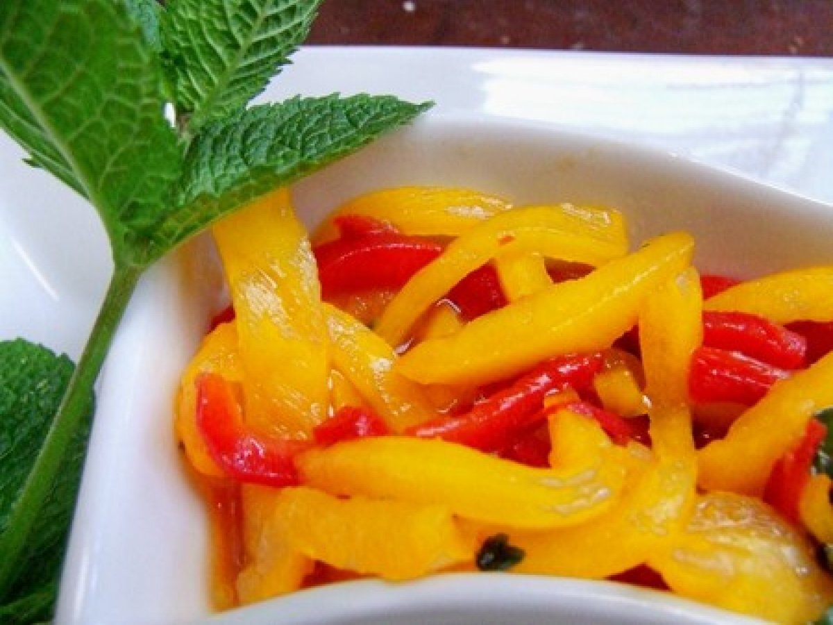 Recette de chutney aux poivrons, gingembre et menthe