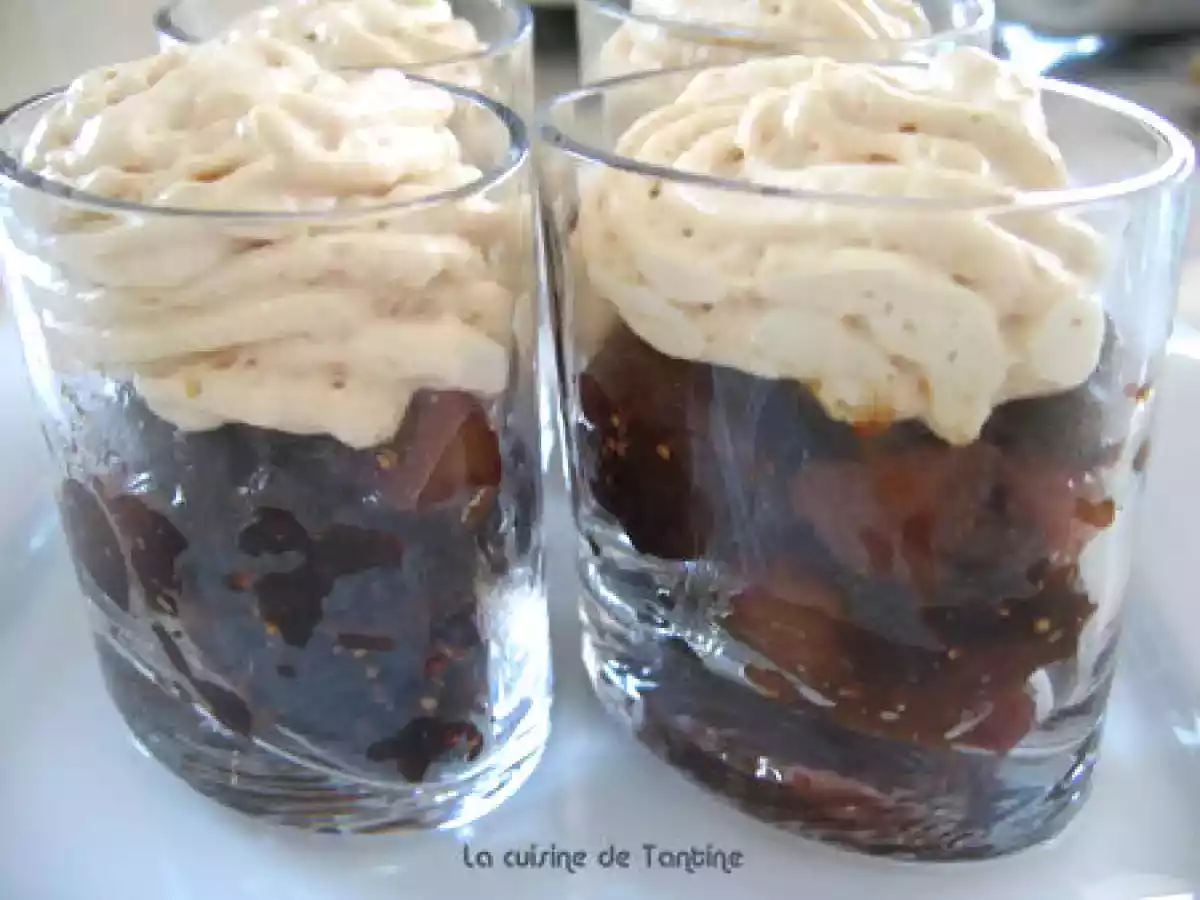 Chutney d'abricots et chantilly de foie gras
