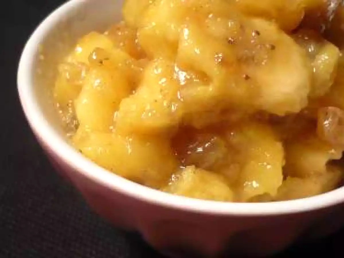 Chutney de bananes roses