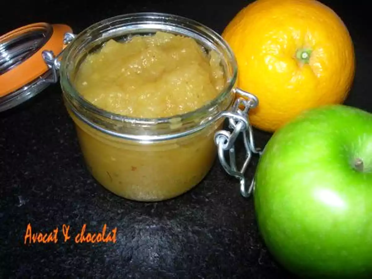 ** Chutney Pomme/orange agréablement parfumé aux épices**