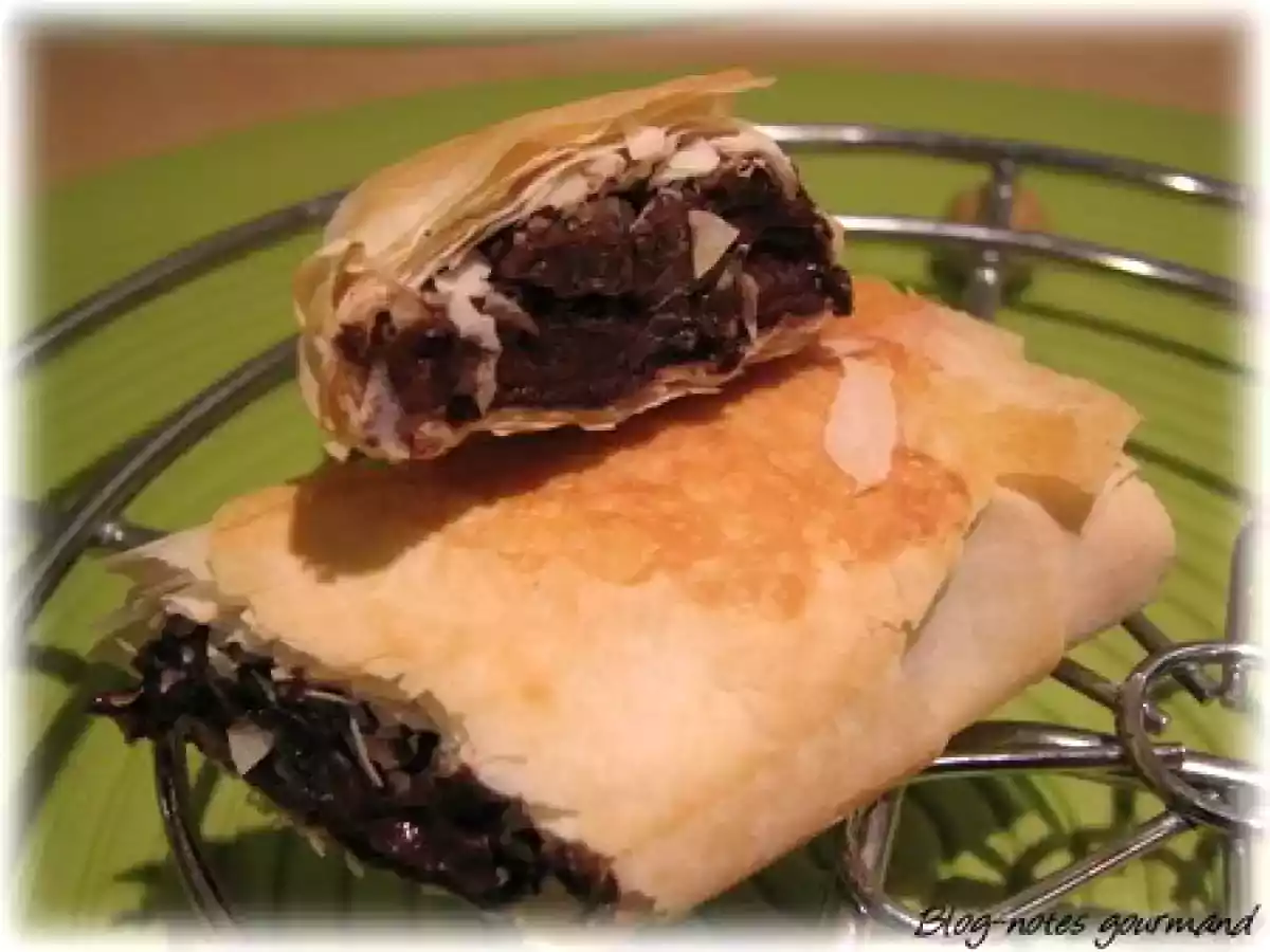 Cigares chocolat noisette