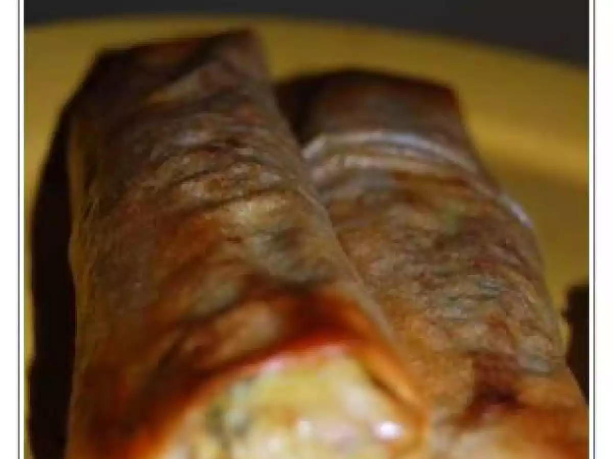 Cigares croustillants poireaux-ricotta