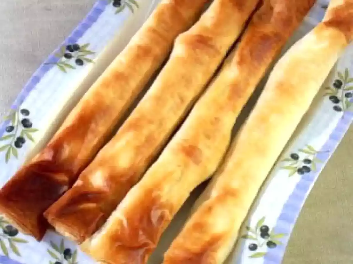 Cigares de filo a la feta