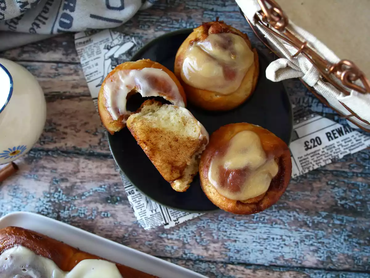 Cinnamon rolls, la brioche à la cannelle et son glaçage à la vanille - photo 5