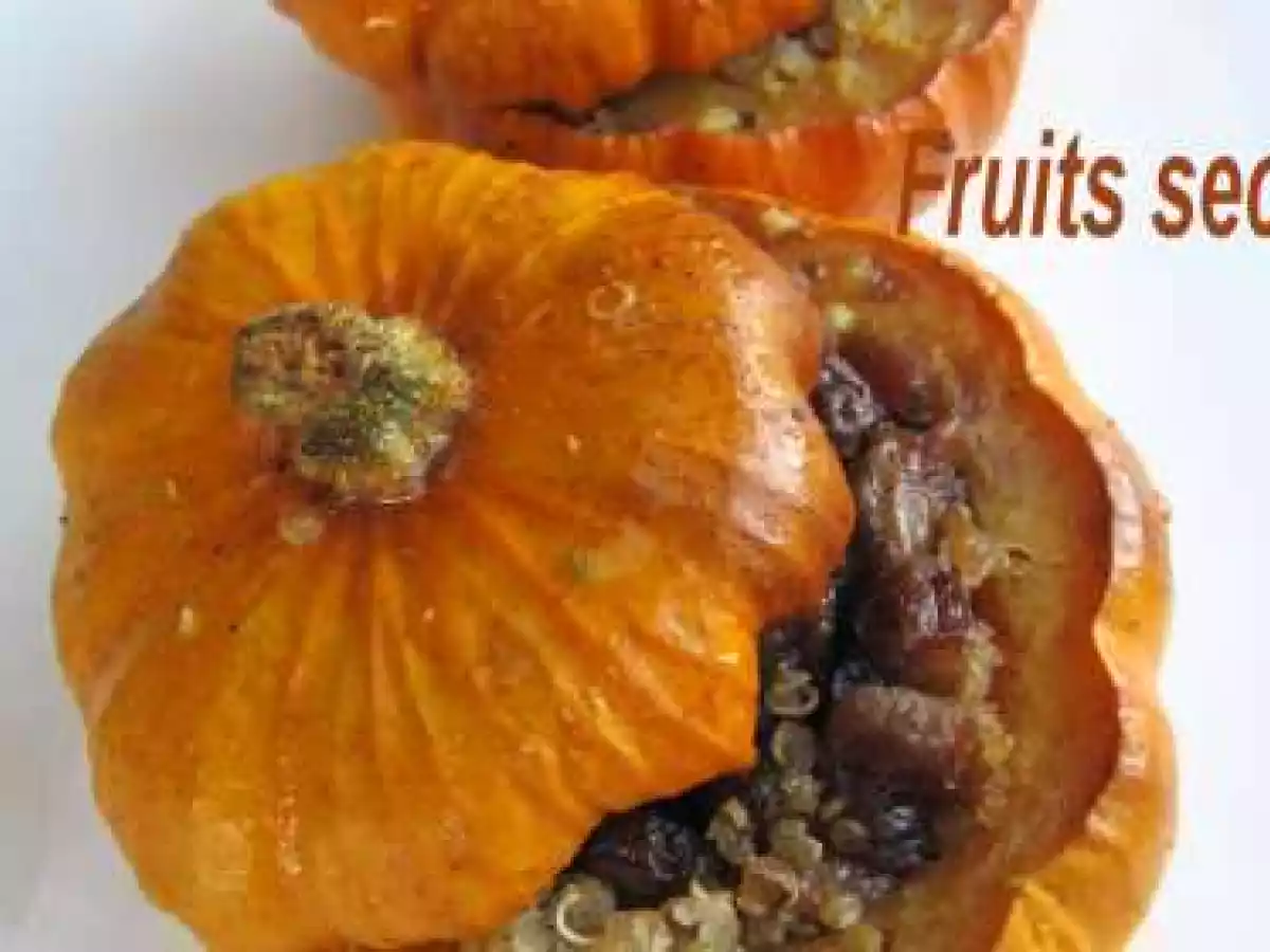 CITROUILLE JACK LITTLE FARCIES AU QUINOA ET FRUITS SECS