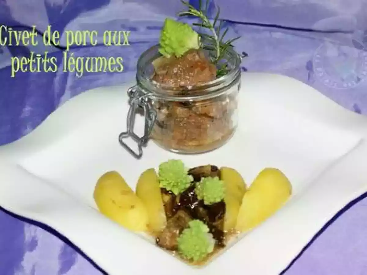 Civet de porc aux petits légumes - photo 3