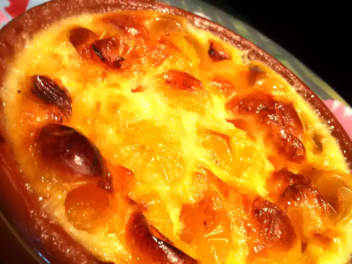 Clafout'flan light aux Mirabelles !