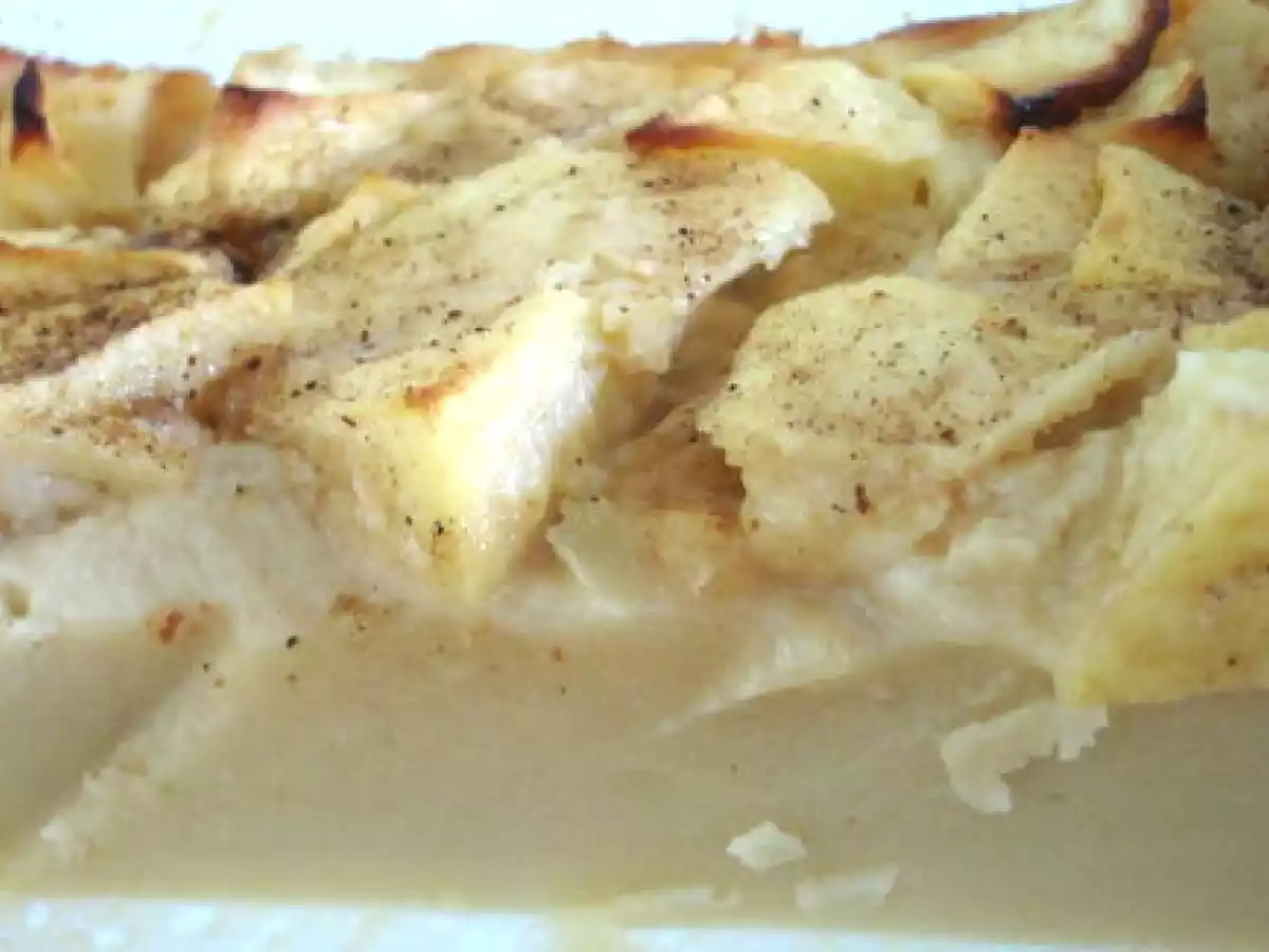 Clafouti aux pommes au lait d'amande - photo 2