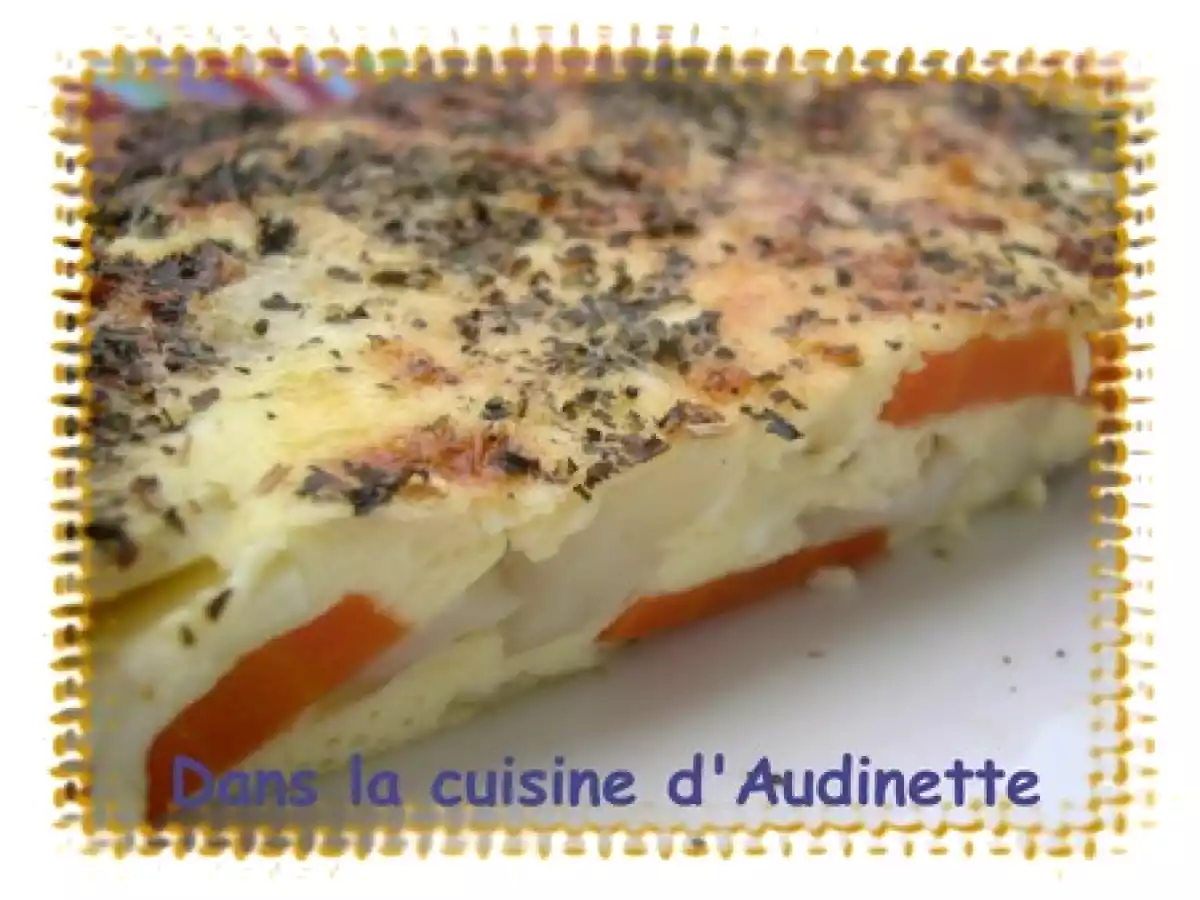 Clafouti de carottes et topinambours