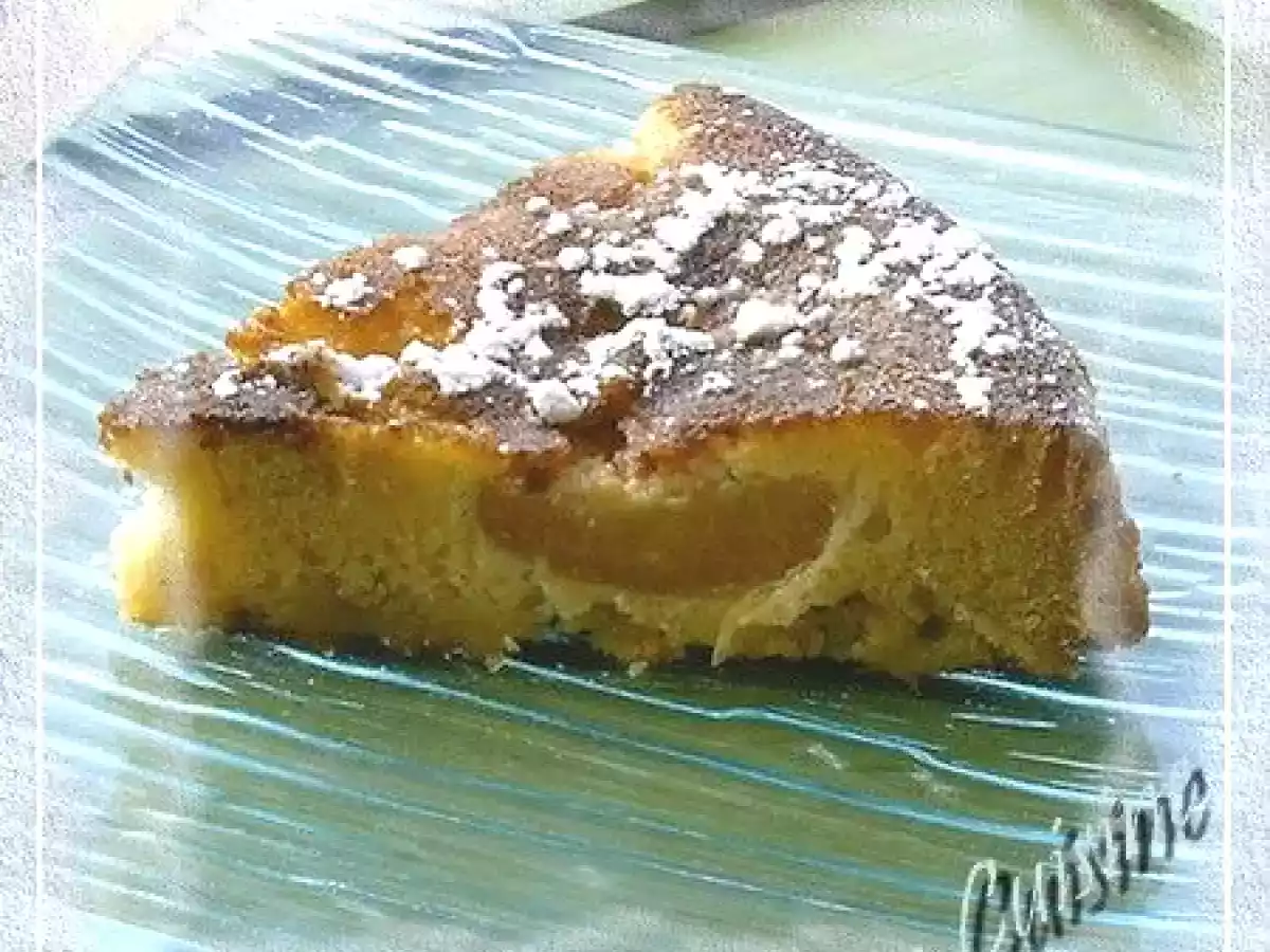Clafoutis à l'abricot et halva