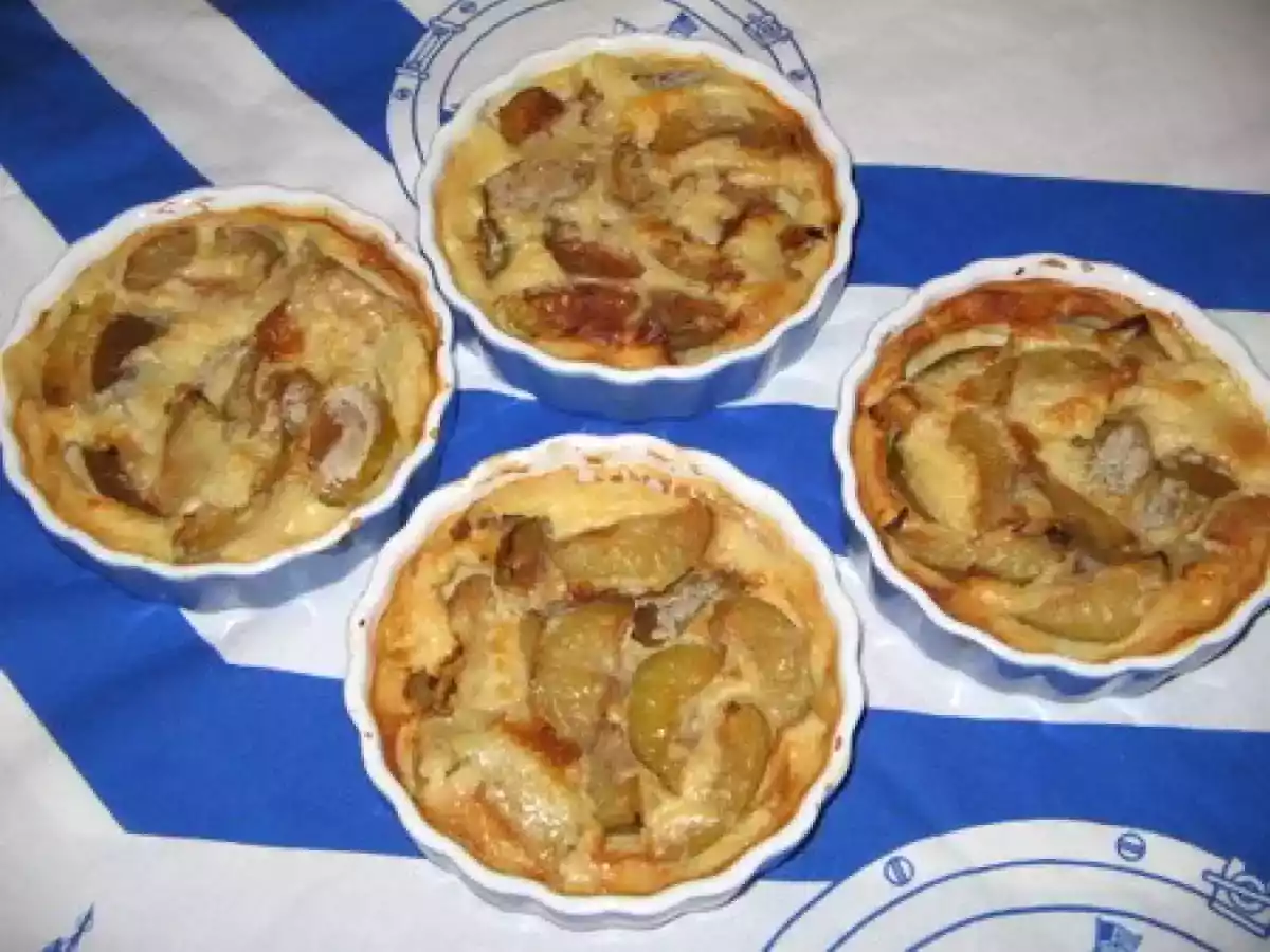 Clafoutis a la prune ligth