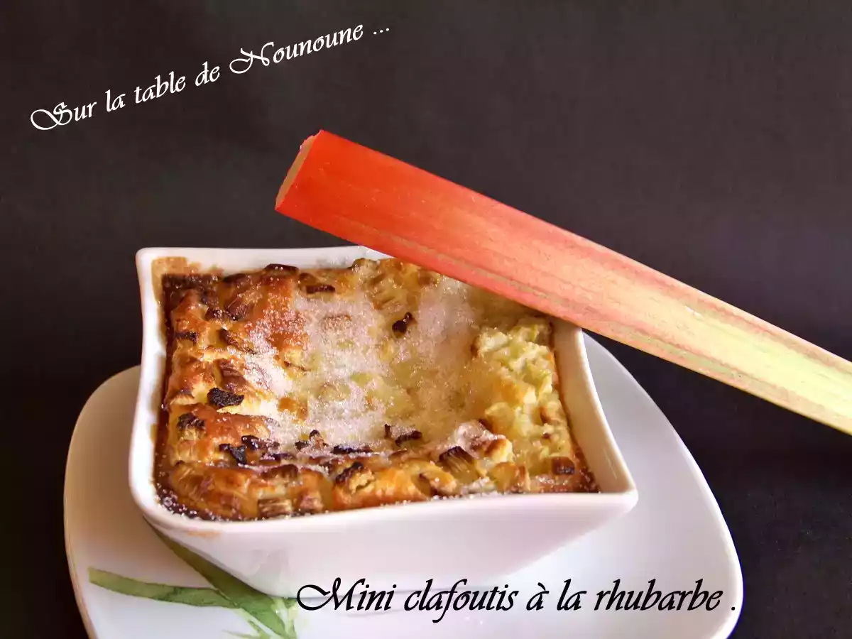 Clafoutis à la rhubarbe - photo 2