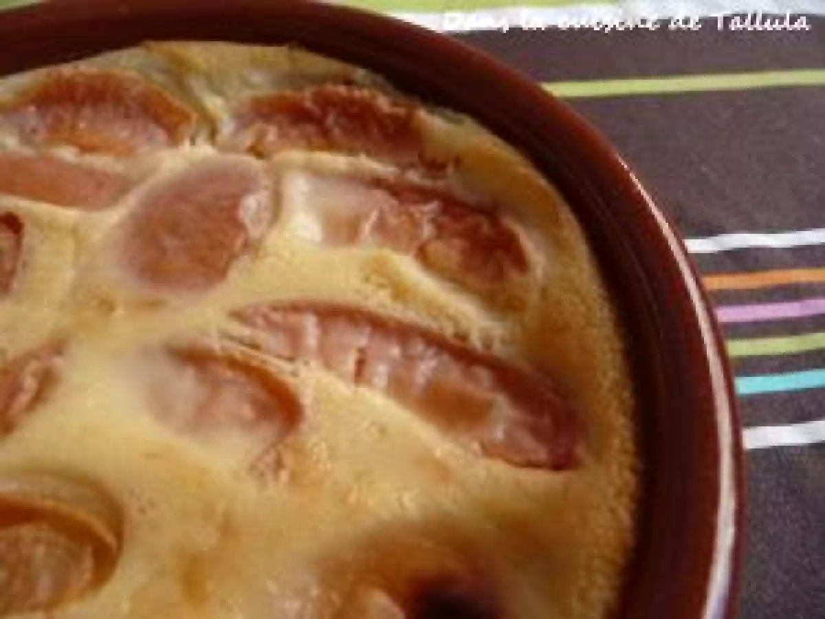 Clafoutis abricots, amande et amaretto - photo 3